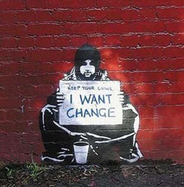 Keep your coins. I want change
