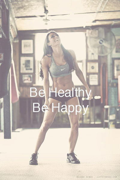 Be healthy. Be happy.
