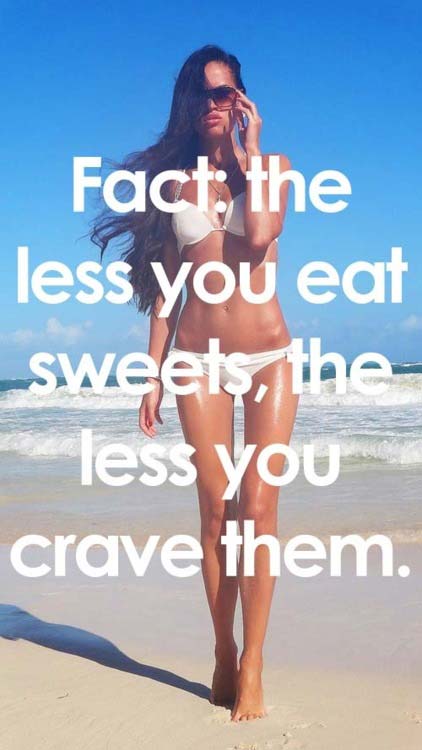 The less you eat sweets, the less you crave them