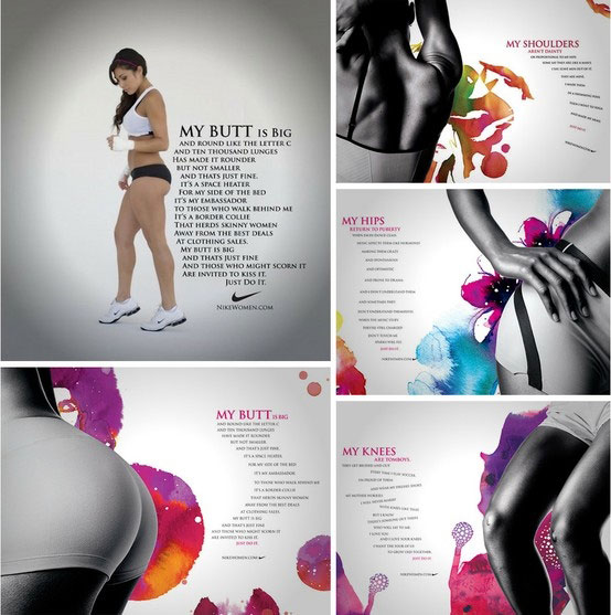 Nike woman’s ad.