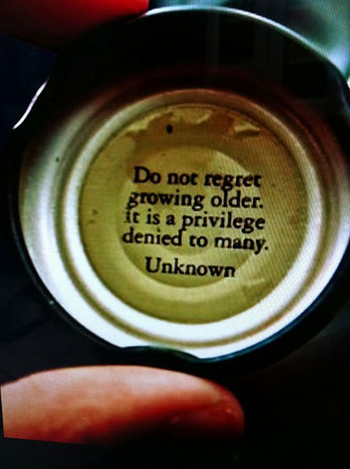 Do not regret growing older. It is a privilege denied to ...