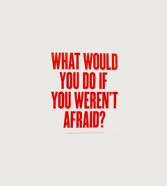 What would you do it you weren't afraid