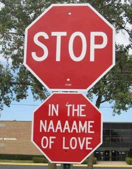 Stop in the name of love
